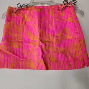 Lilly Pulitzer Pink and Orange Women Skort